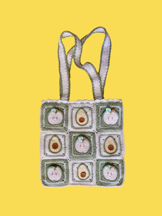 Crochet Avocado Handbag