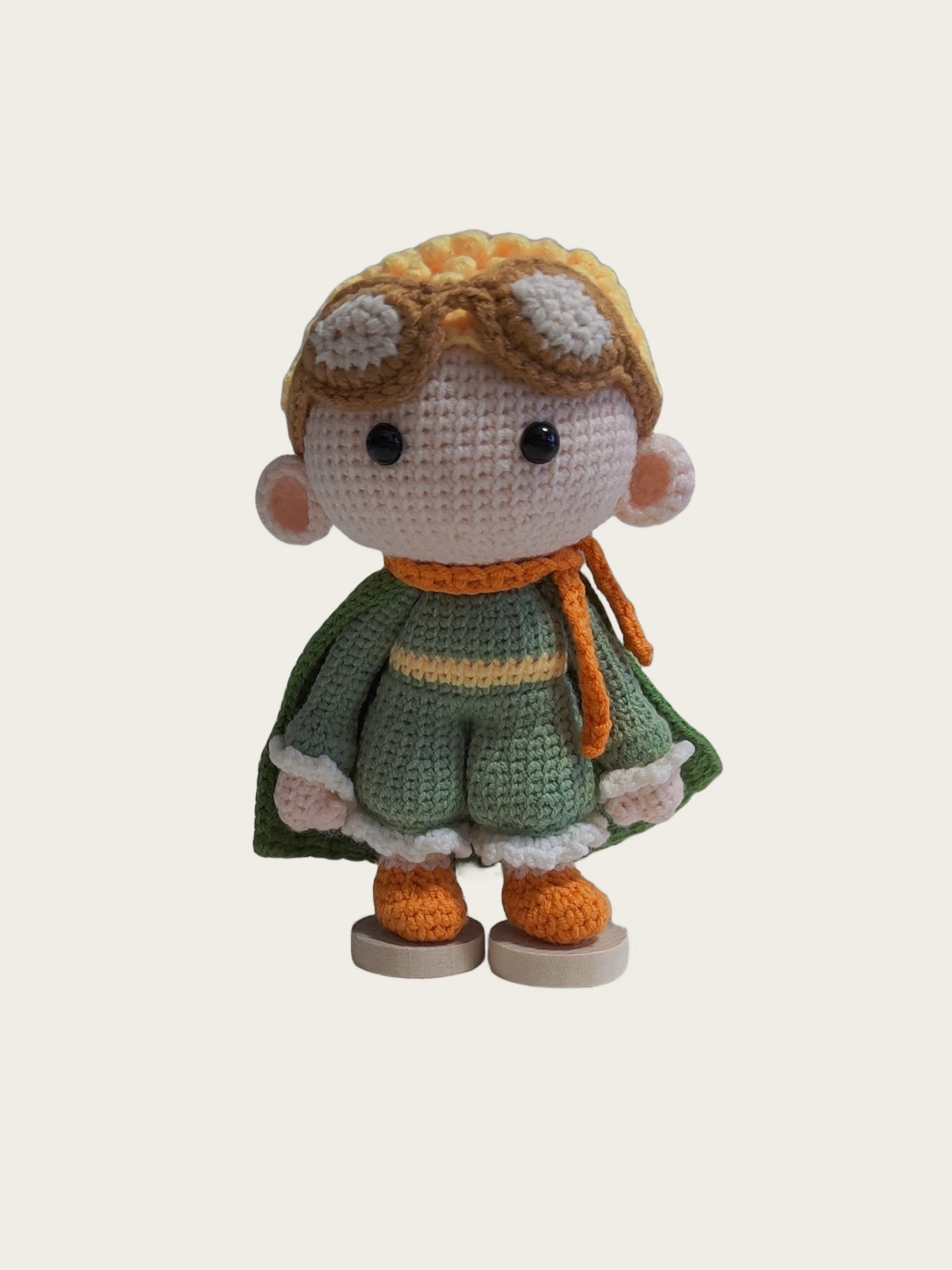 Handmade Crochet Little Prince Plushie Amigurumi